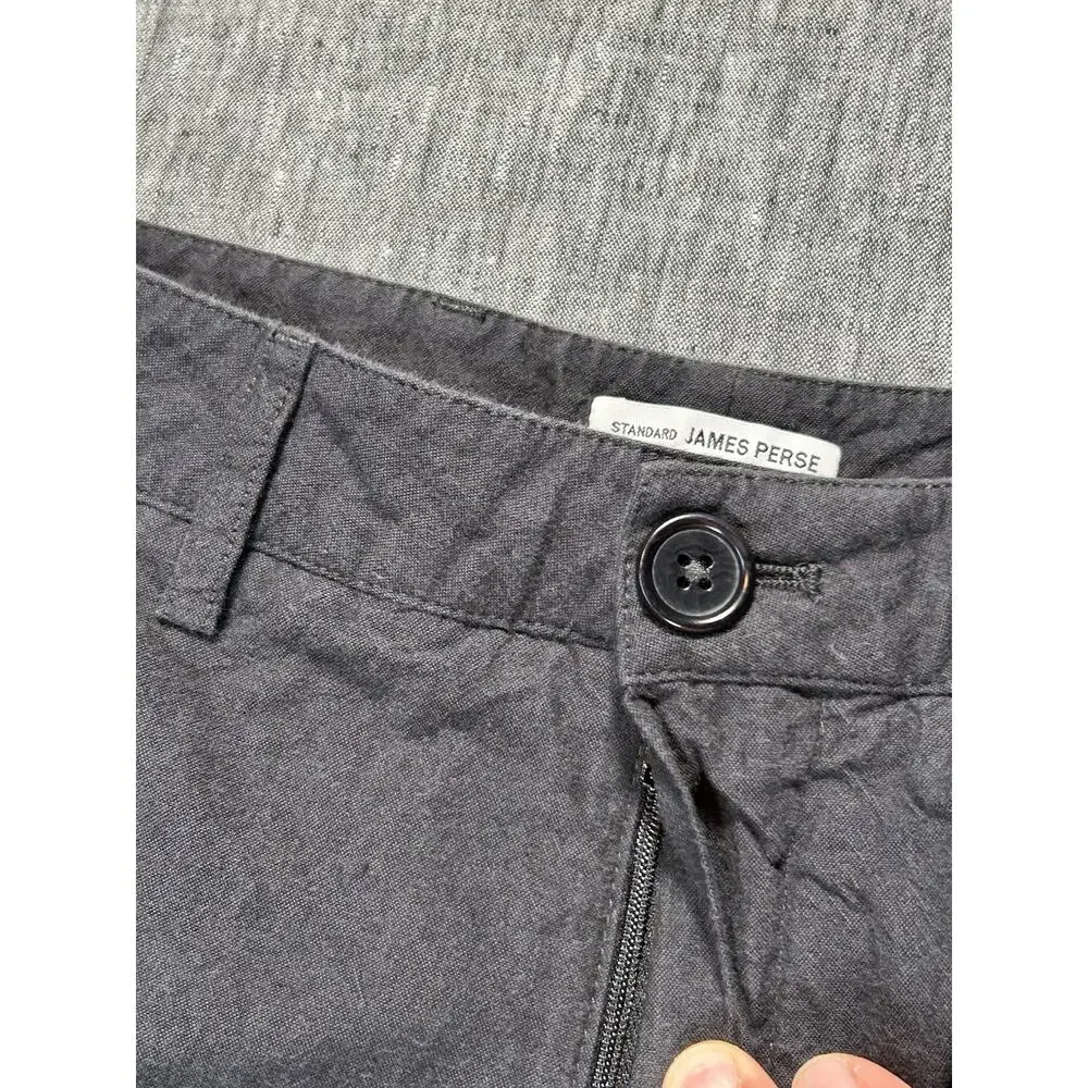 Standard James Perse Straight Leg Chino Pants Mens 30x27 Grey Cotton Designer - Picture 7 of 16